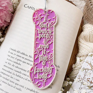 Fucking Lady [Colección Spicy - Rosado] - Marcapagina Tradicional en 3D