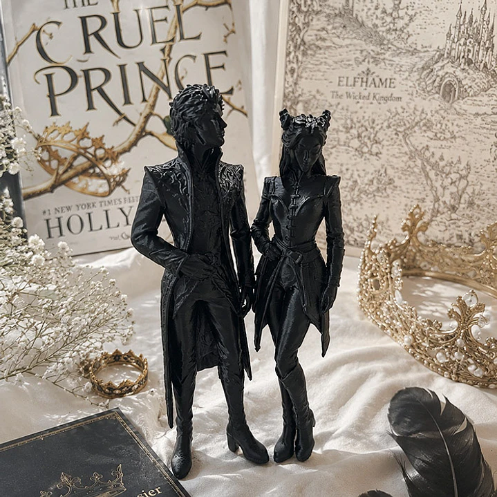 Jude & Cardan [El Principe Cruel - Holly Black] - Decorativo en 3D