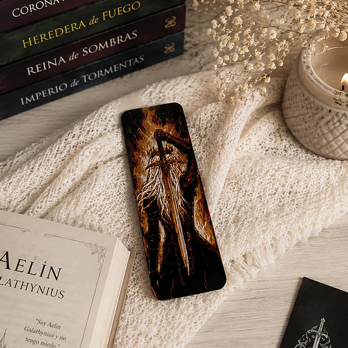 AELIN GALATHYNIUS [Trono de Cristal] - Marcapagina Tradicional en 3D