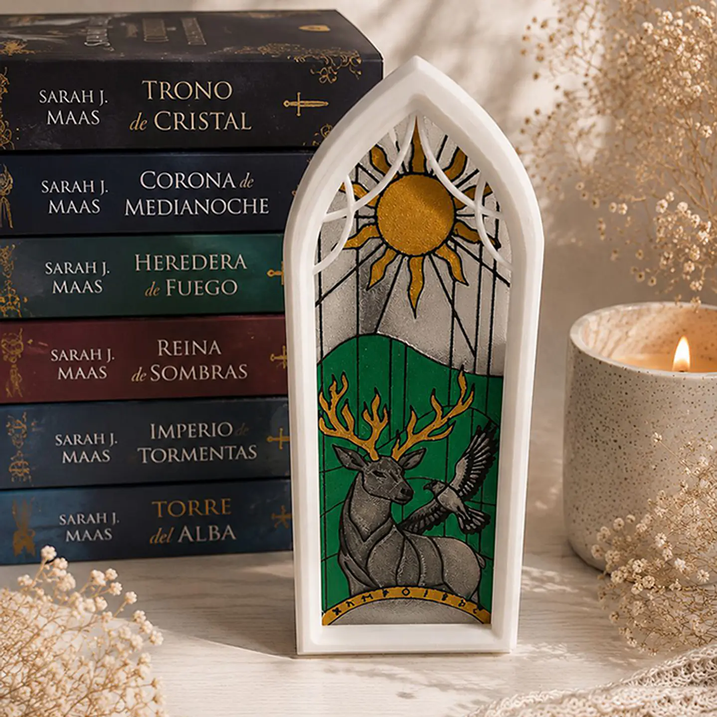 Trono de Cristal - Sarah J. Mass - Book Nook I Sujeta Libros
