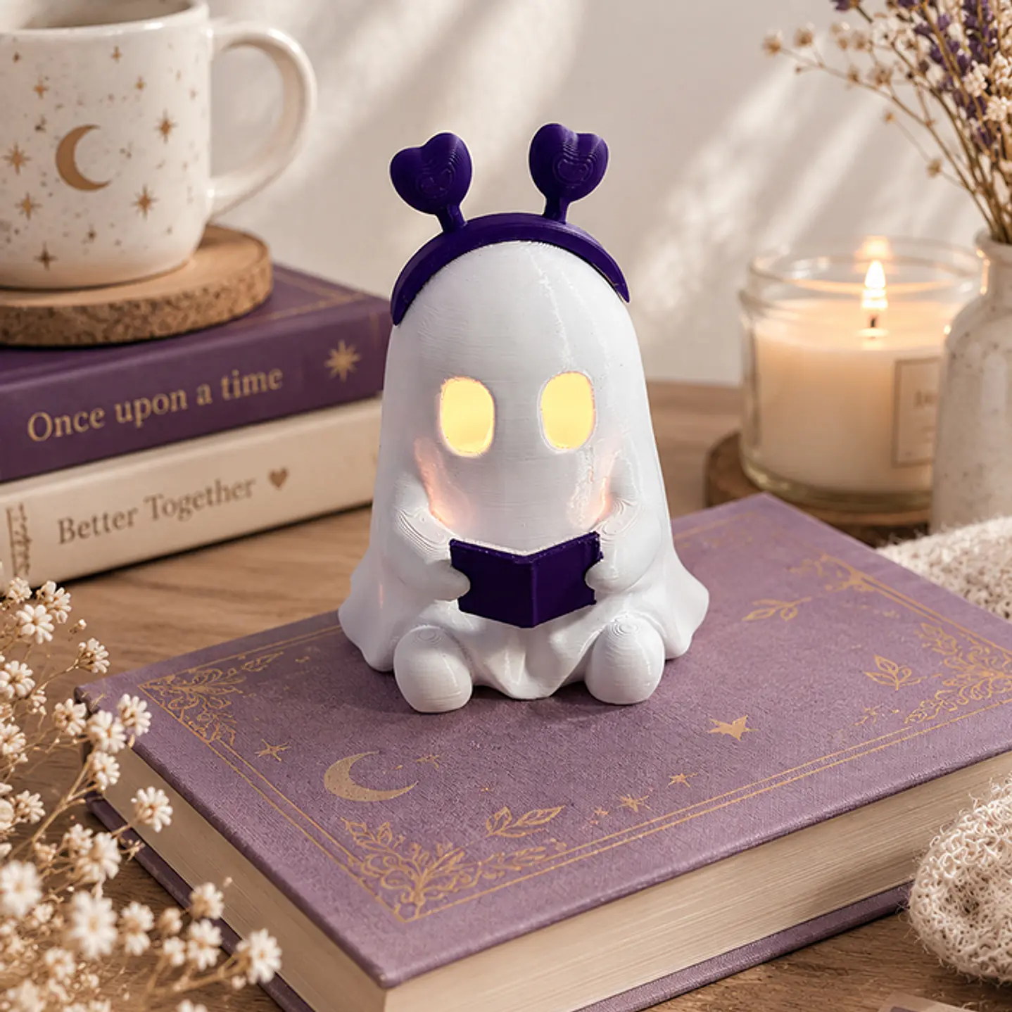 Fantasma Lector - Decorativo en 3D
