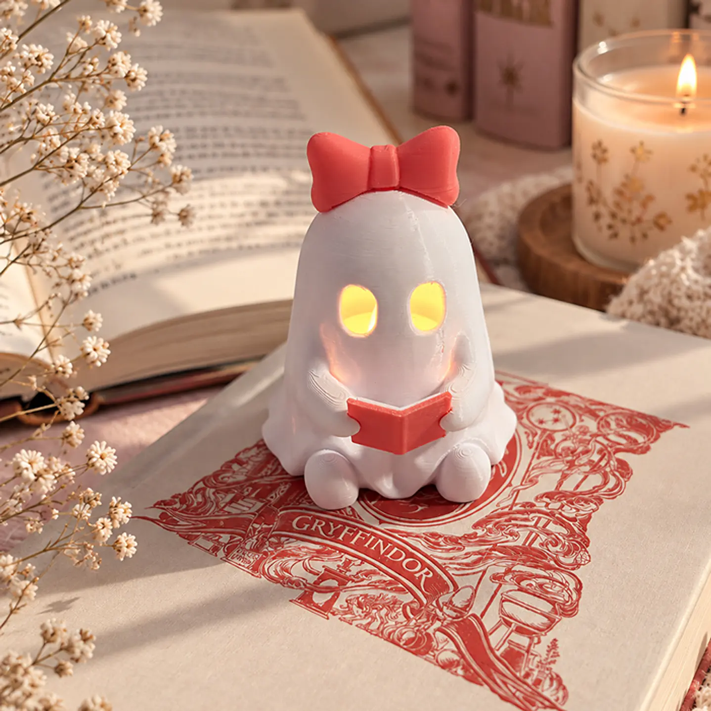 Fantasma Lector - Decorativo en 3D