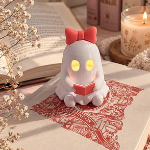Fantasma Lector - Decorativo en 3D