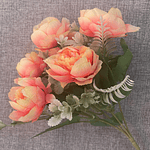 Flore artificial rosa mini (12u)