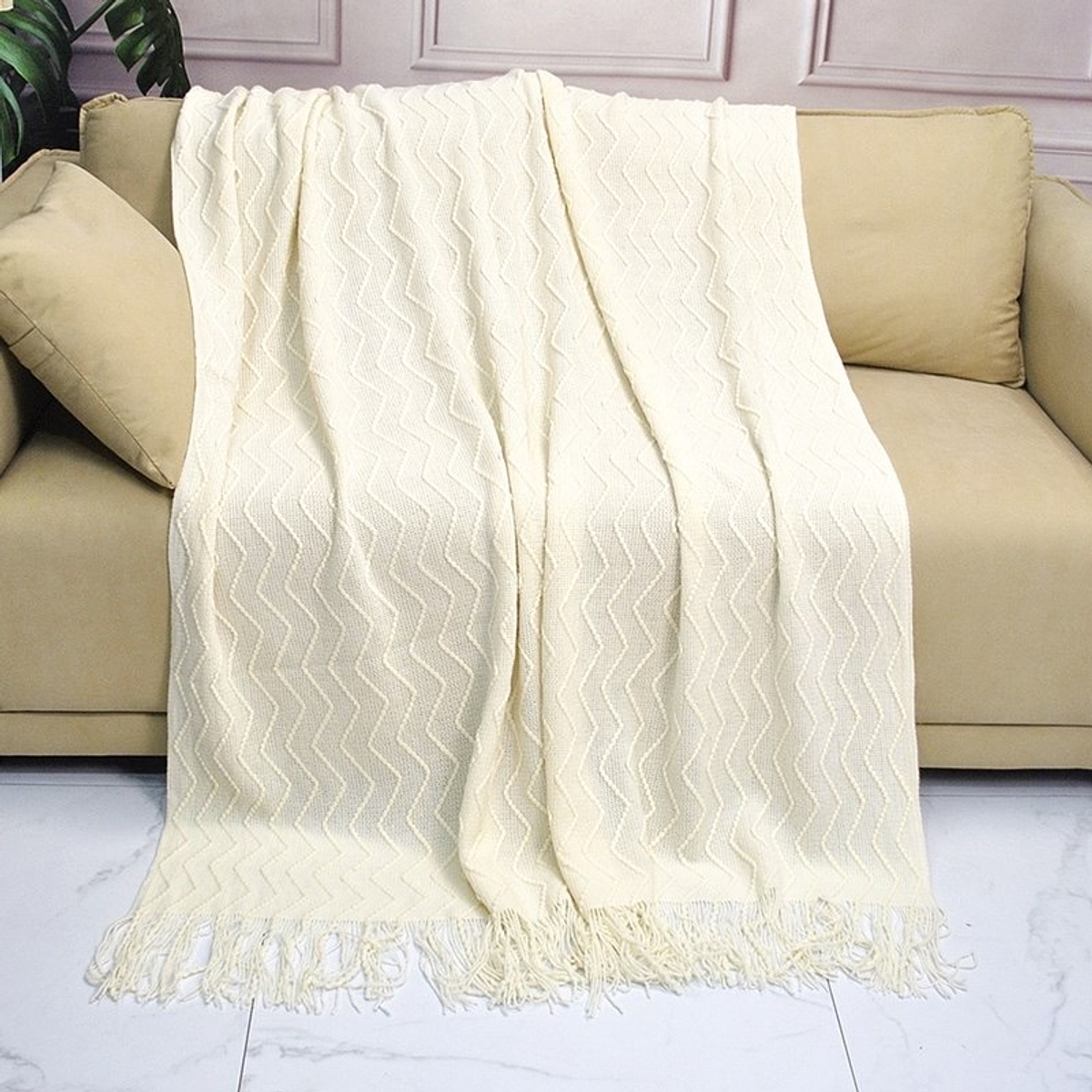 Haoch Manta suave sin costuras acolchada para sofá, protector de muebles,  manta decorativa para sofá seccional, un banco y una silla, M 78.7 x 78.7 in