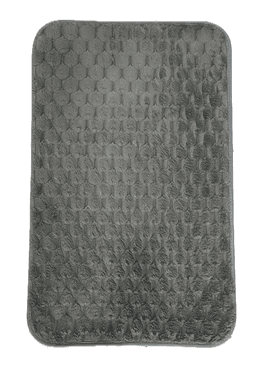 alfombra  peludo grueso 40x60 - gris