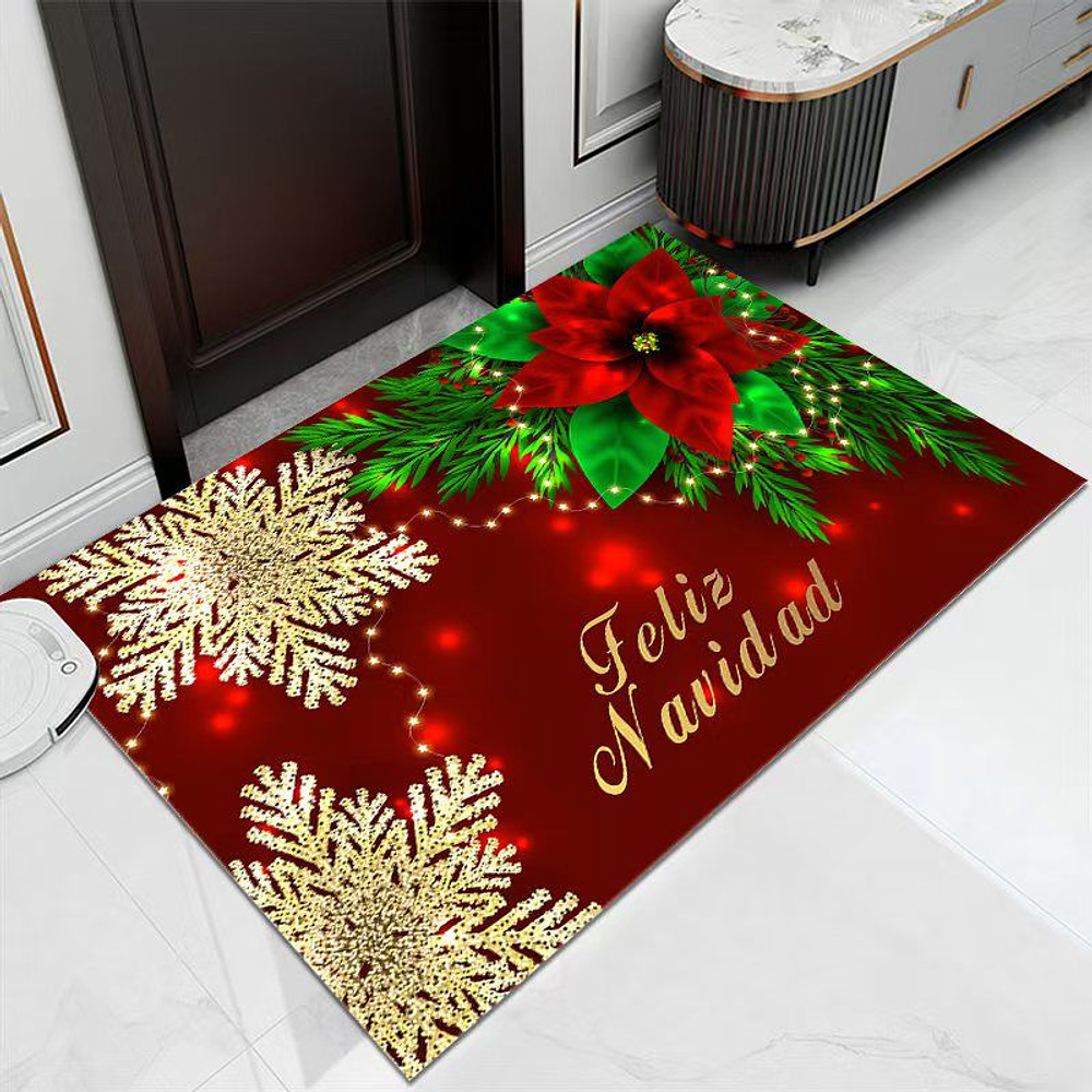 Alfombra de Piso Navidad 120*170 cm Living (desde 3u)