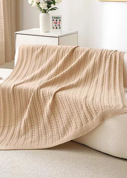 Manta Decorativa Tejida Para Sillon Piecera Cama