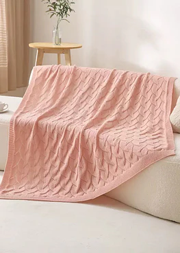Manta Decorativa Tejida Para Sillon Piecera Cama