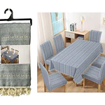Mntel lino con flecos 140x220 cm
