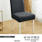 Pack 6 Funda de silla F jacquard  (desde 3 pack)