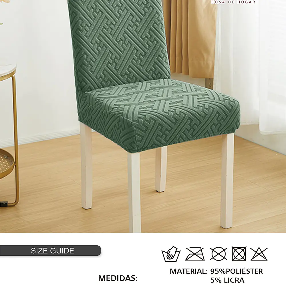 Pack 6 Funda de silla F jacquard  (desde 3 pack)