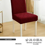 Pack 6 Funda de silla F jacquard  (desde 3 pack)