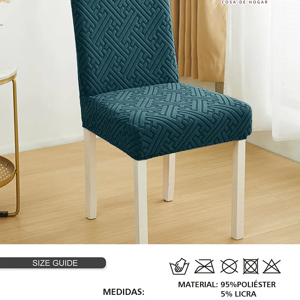 Pack 6 Funda de silla F jacquard  (desde 3 pack)