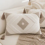 Pack 2 Funda de cojin Bohemia con flecos 45x45 (desde 4uni)