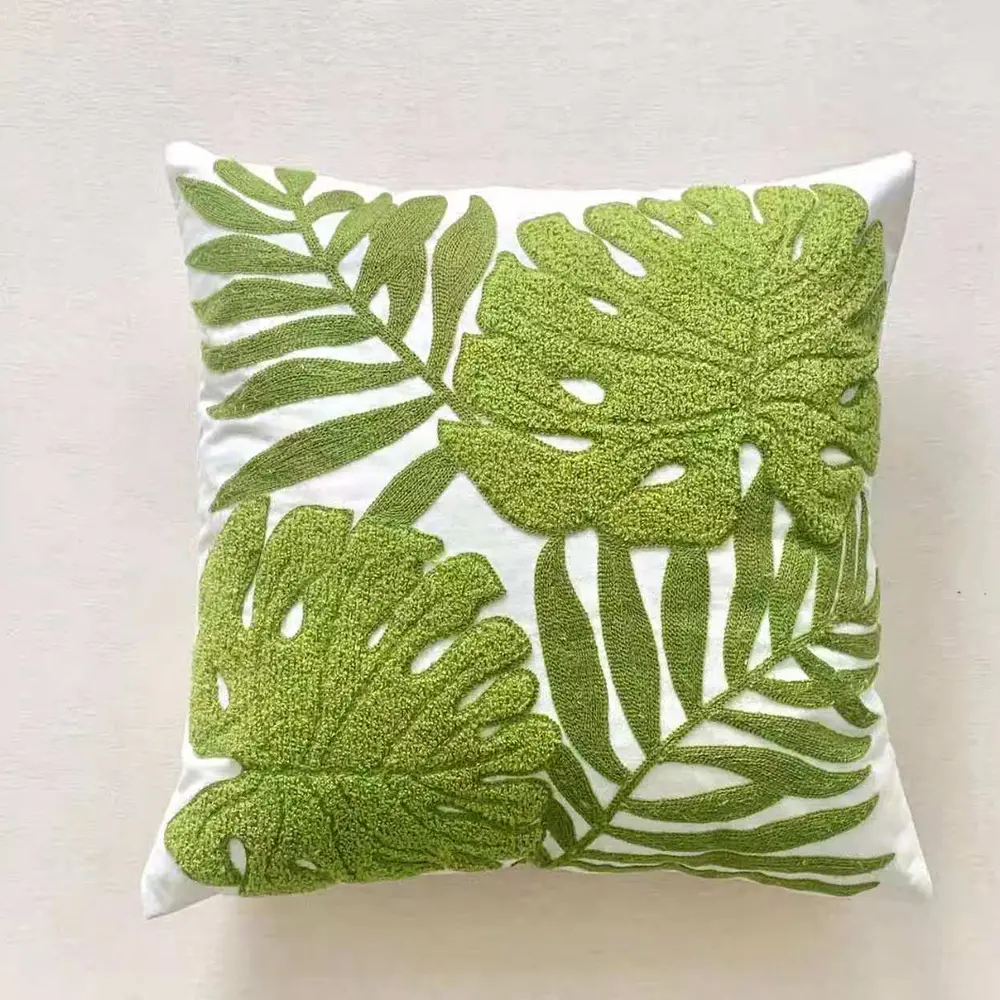 Funda de cojin Algodon con  Bordado (desde 4u)