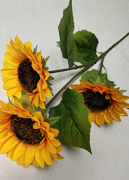 Flor Artificiales del Girasol   x 10 uni
