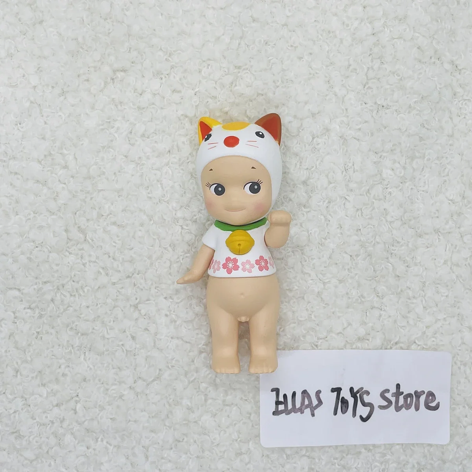 Sonny Angel-Serie japonesa de buena suerte, sin caja, sin bolsa, caja ciega, soporte para gato de la suerte, perro mapache Fuji Daruma SAS65718 9