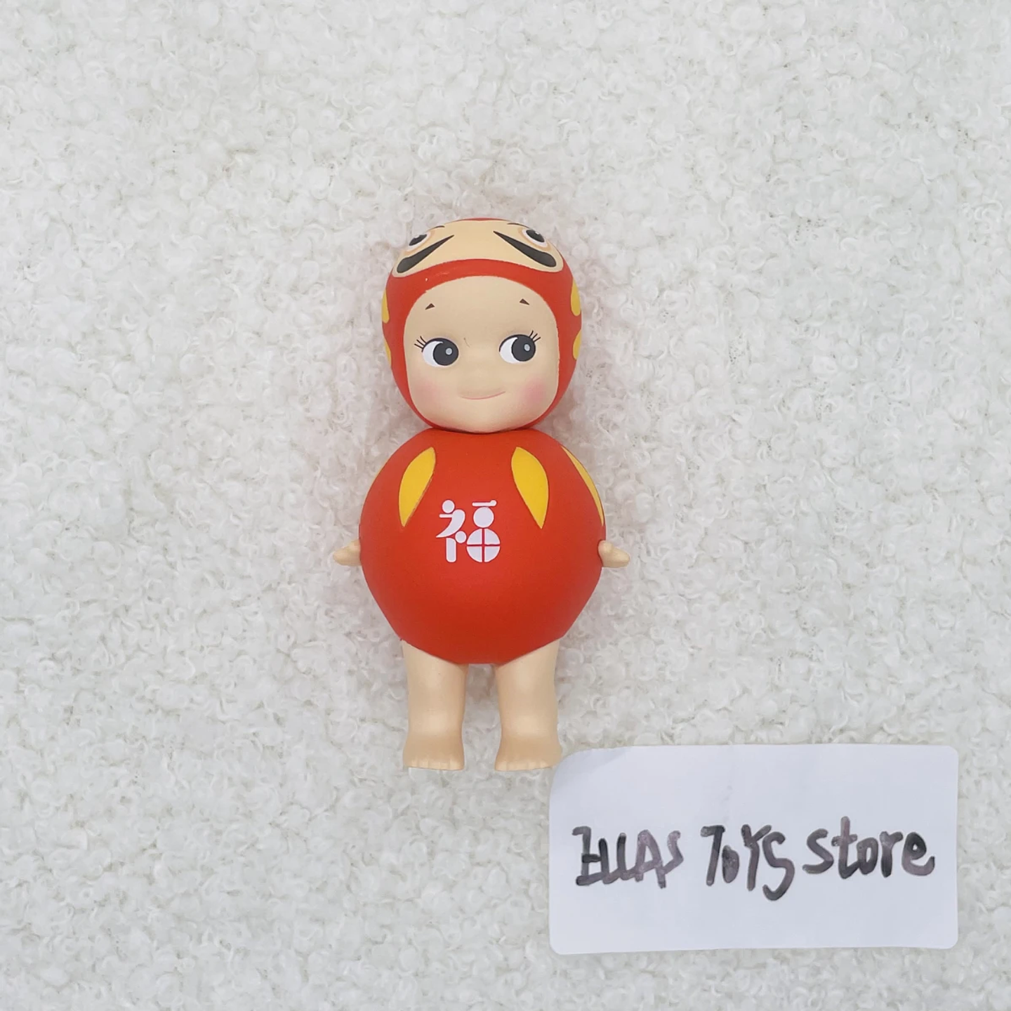 Sonny Angel-Serie japonesa de buena suerte, sin caja, sin bolsa, caja ciega, soporte para gato de la suerte, perro mapache Fuji Daruma SAS65718 13