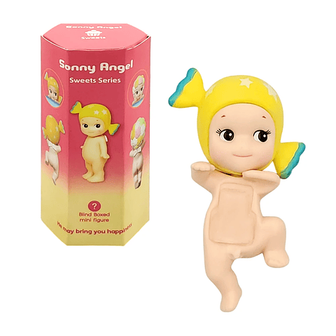 Sonny Angel Mini Resin Doll With Candy Hat Sweets Series EVA Cartoon Character Mobile Phone Decoration For Kids And Collectors 9
