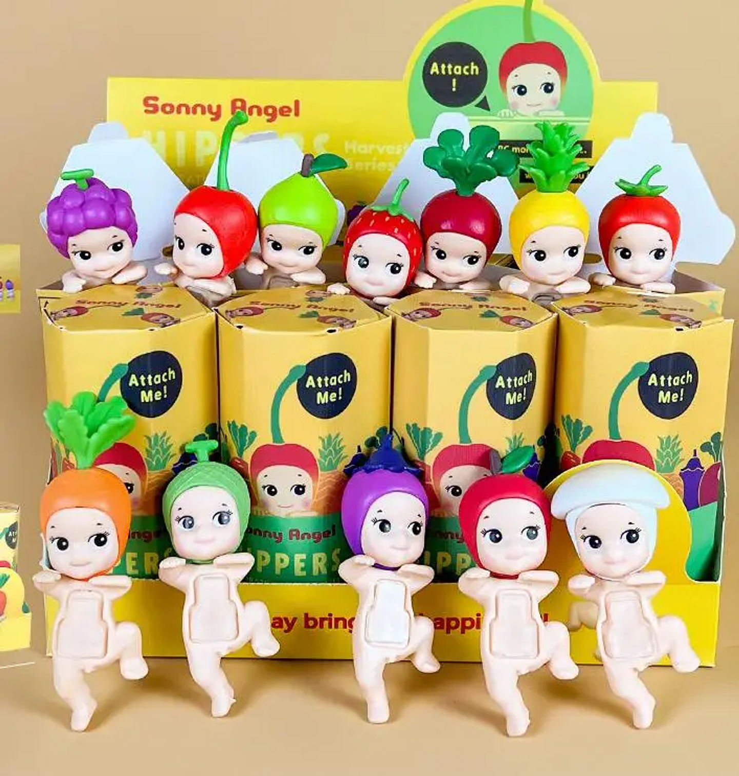 Party Angel Fruit Blind Box Car Decoration Sticky Mobile Phone Decoration Cupid Handmade Anime Party Angel Fruit Blind Box Toys 4