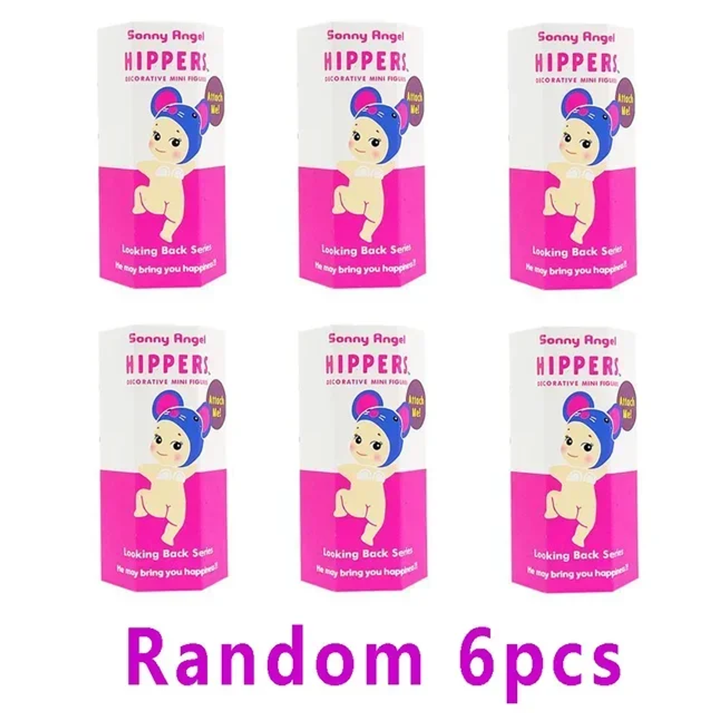 Sonny Angel-Muñeca de caja ciega de la serie Looking Back, figura de Anime para niñas, colección de adornos de escritorio, regalos de cumpleaños y Navidad 7