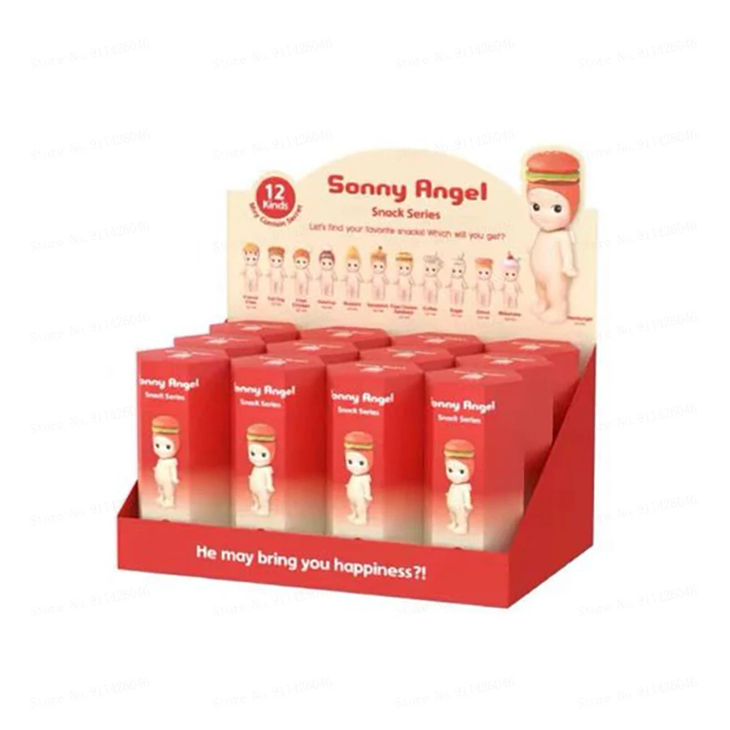 Caja Sorpresa Original de la Serie Snack de Sonny Angel, Kawaii, Antiestrés, Miniatura, Decoración para el Estudio, Juguetes Coleccionables para Niños, Regalos 8