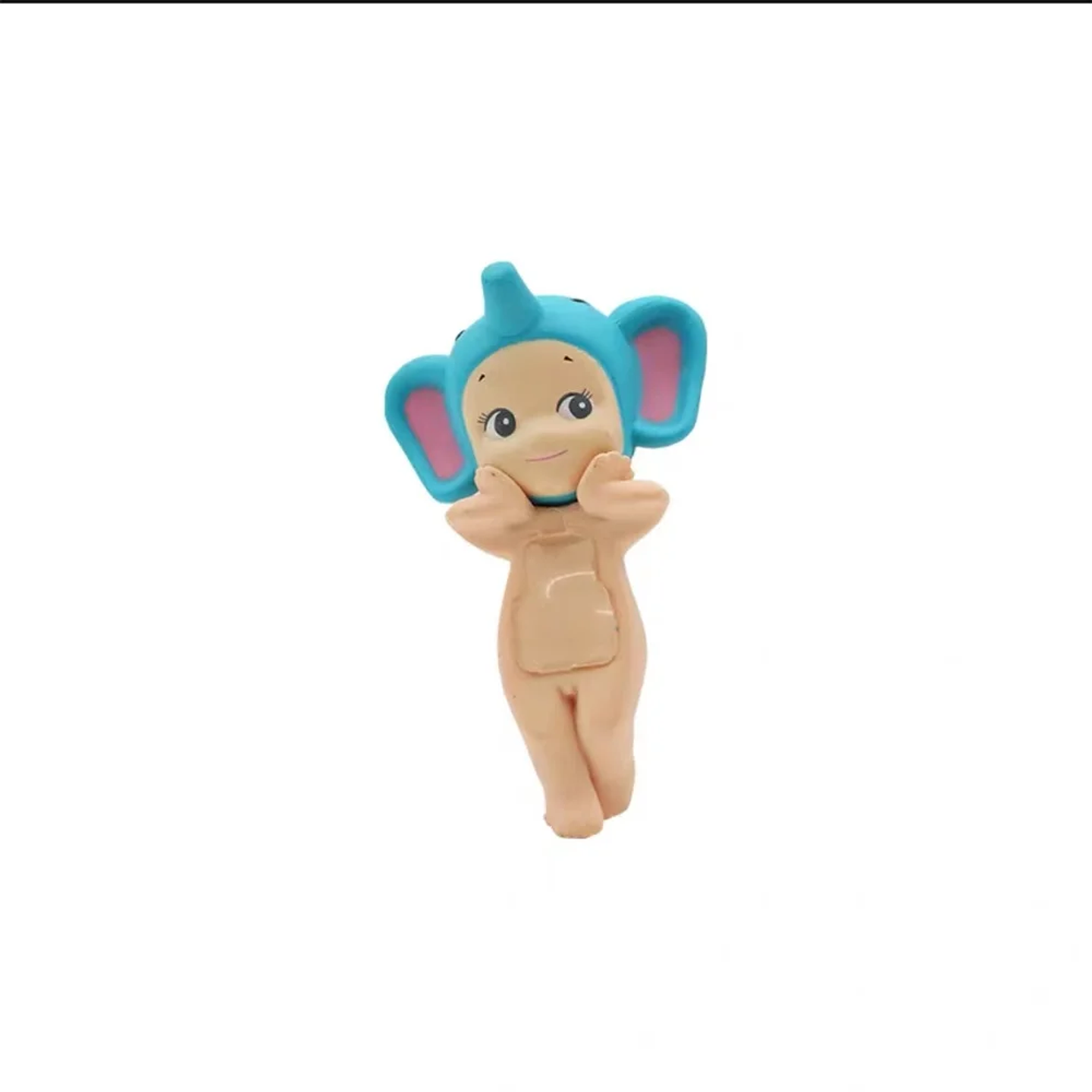 Figura de ángel sonriente, muñeca, muñeca de soporte para mejillas, estatuilla de decoración de coche 17