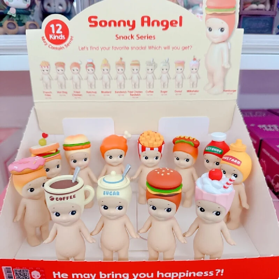 Caja Sorpresa Original de la Serie Snack de Sonny Angel, Kawaii, Antiestrés, Miniatura, Decoración para el Estudio, Juguetes Coleccionables para Niños, Regalos 3