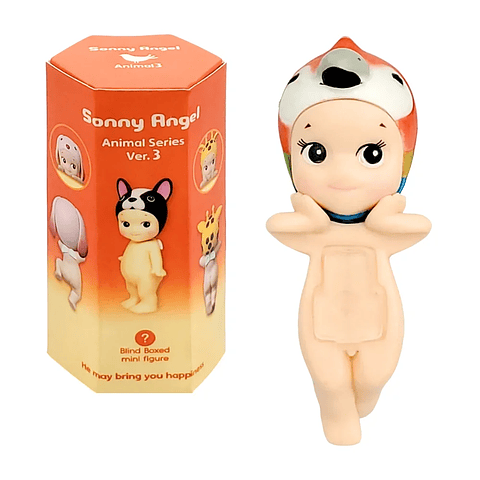 [GD] 1pc Mini decorative doll with animal hat for cell phone, variety of models / Sonny Angel animal series ver. 3 /