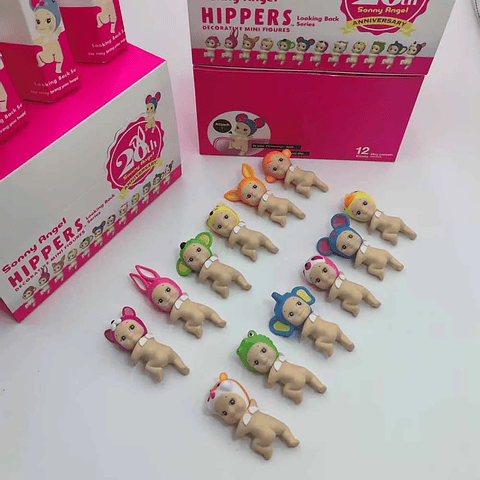 Sonny Angel-Muñeca de caja ciega de la serie Looking Back, figura de Anime para niñas, colección de adornos de escritorio, regalos de cumpleaños y Navidad