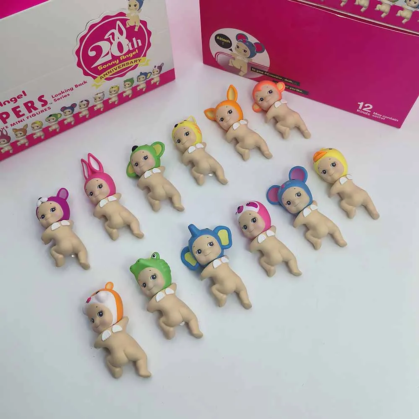 Sonny Angel-Muñeca de caja ciega de la serie Looking Back, figura de Anime para niñas, colección de adornos de escritorio, regalos de cumpleaños y Navidad 2