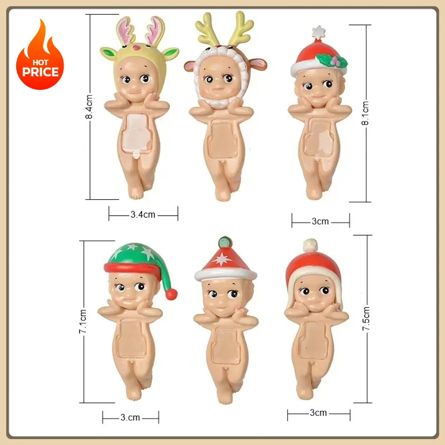 Caja ciega de tercera generación Animal Stand Up Mini lindo S Angel juguete sorpresa misterioso Anime modelo muñeca regalo para 3