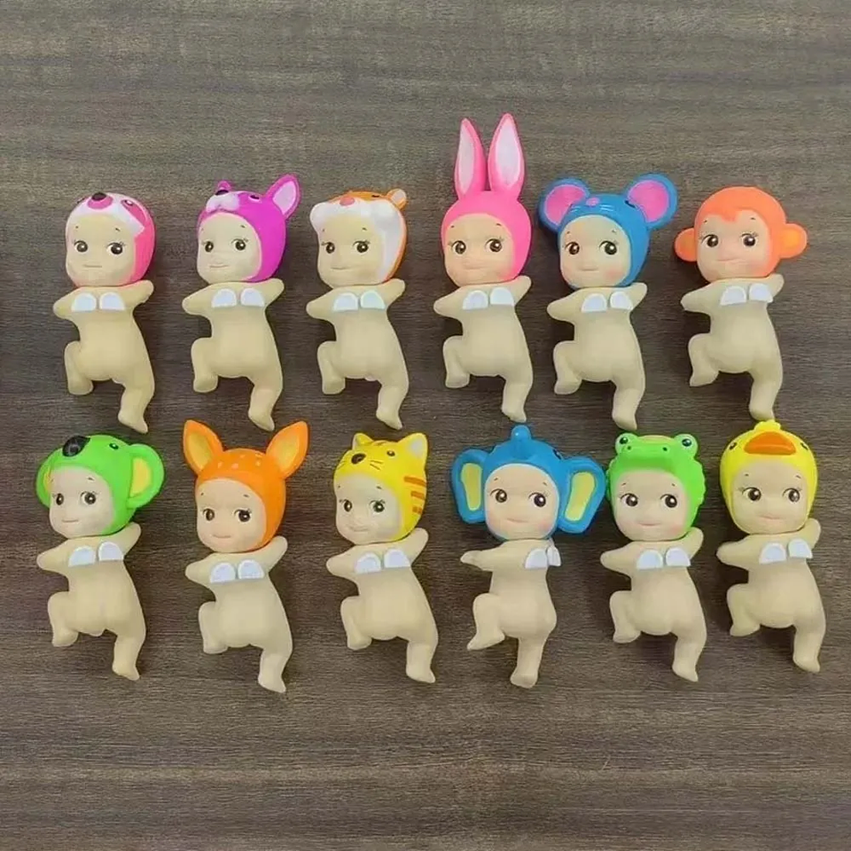 Sonny Angel-Muñeca de caja ciega de la serie Looking Back, figura de Anime para niñas, colección de adornos de escritorio, regalos de cumpleaños y Navidad 6