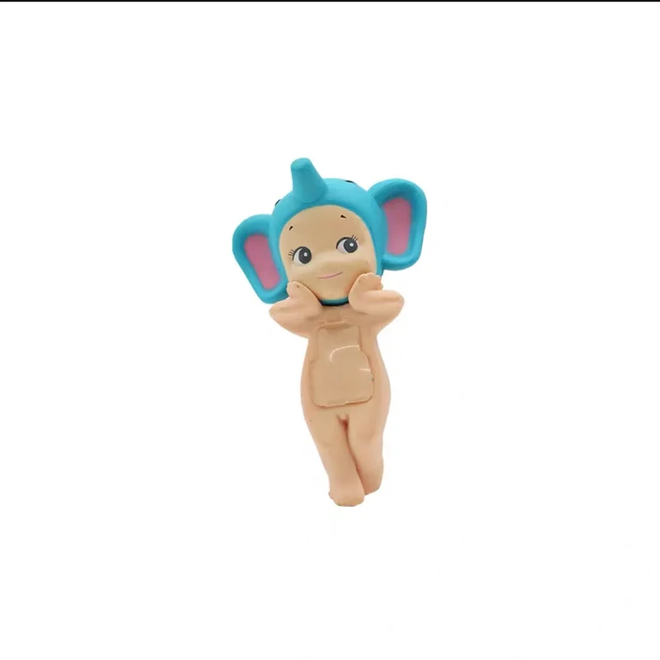 Figura de ángel sonriente, muñeca, muñeca de soporte para mejillas, estatuilla de decoración de coche 17