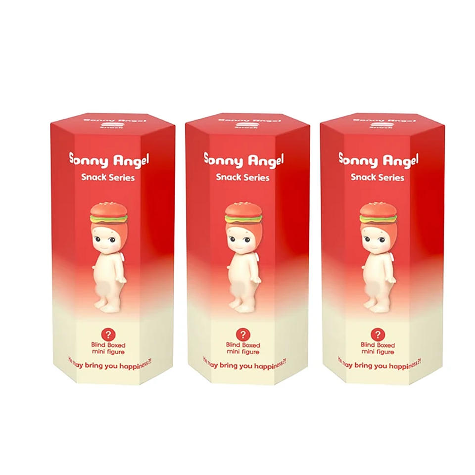 Caja Sorpresa Original de la Serie Snack de Sonny Angel, Kawaii, Antiestrés, Miniatura, Decoración para el Estudio, Juguetes Coleccionables para Niños, Regalos 10