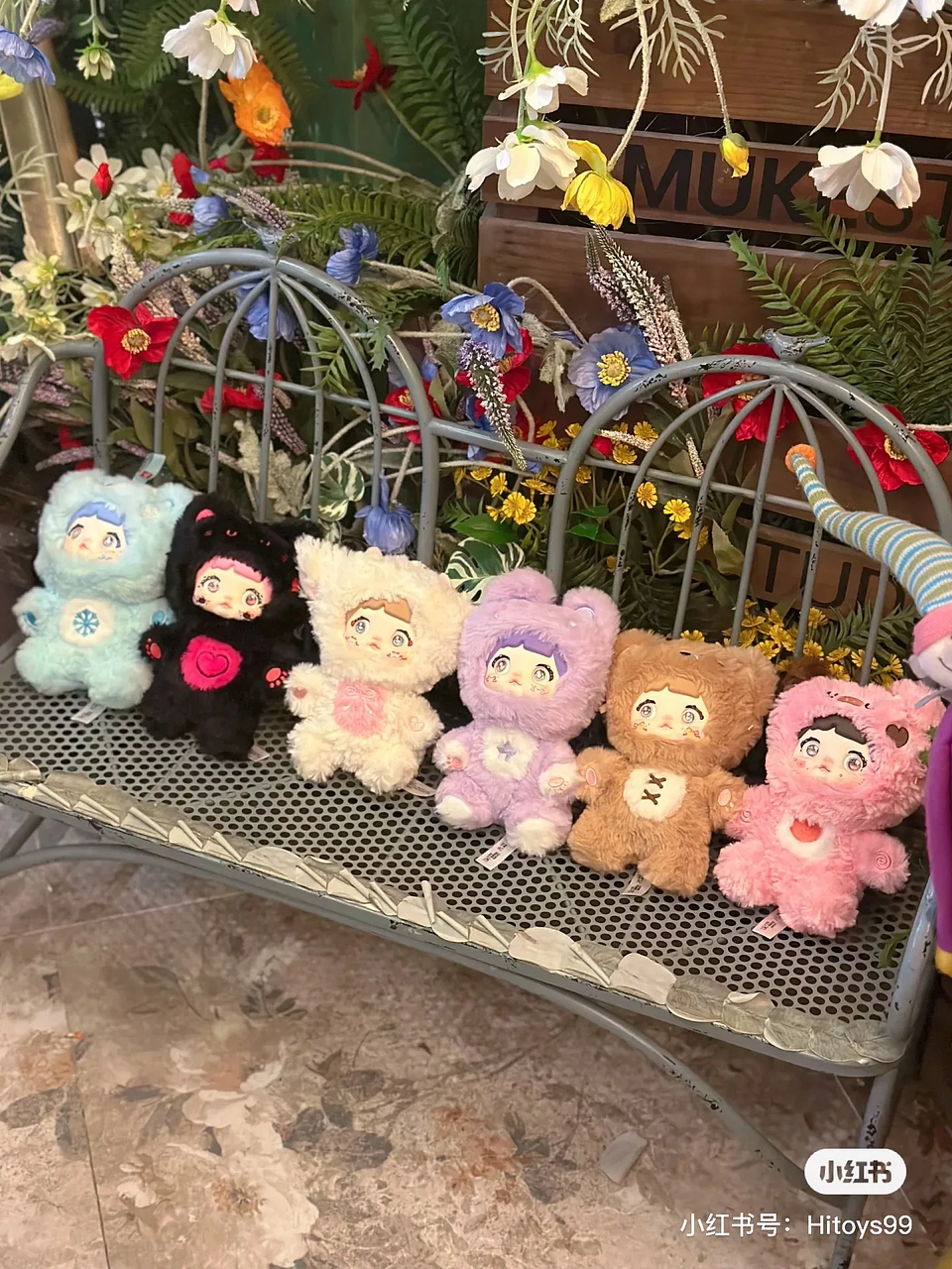 Hot Original Nommi Authentic Loveliness Never Ends PVC Plush Toys Pendant Blind Box Mystery Gift 6-Piece Set 1/72 Scale 5