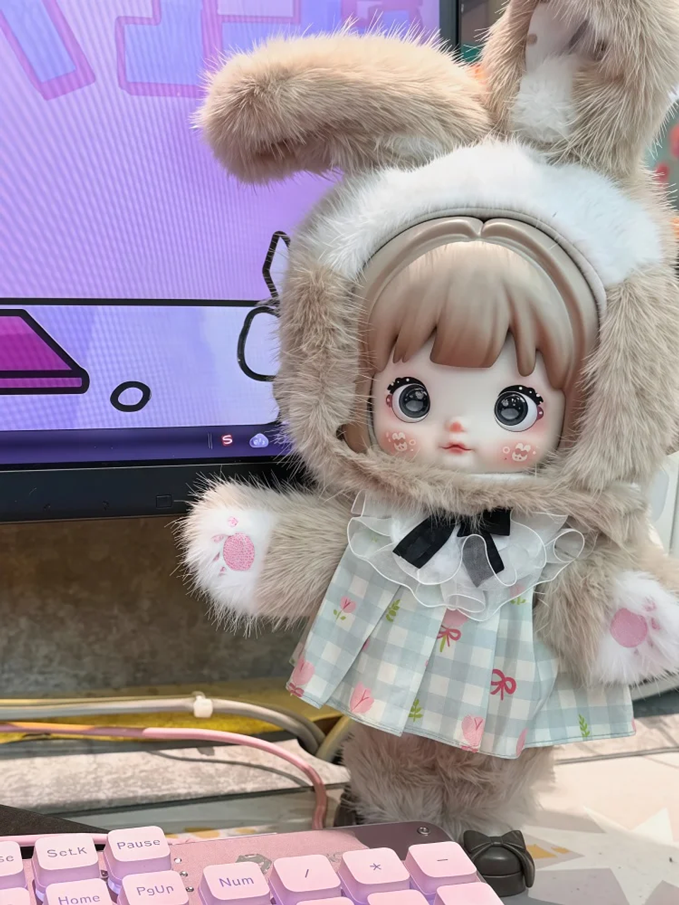 Nommi Forest Kingdom Series - Caja Sorpresa de Peluches de Vinilo con Cinco Articulaciones Móviles, Muñecas Lindas y Modernas para Decoración de Escritorio, Colección, Regalo para Niñas 3