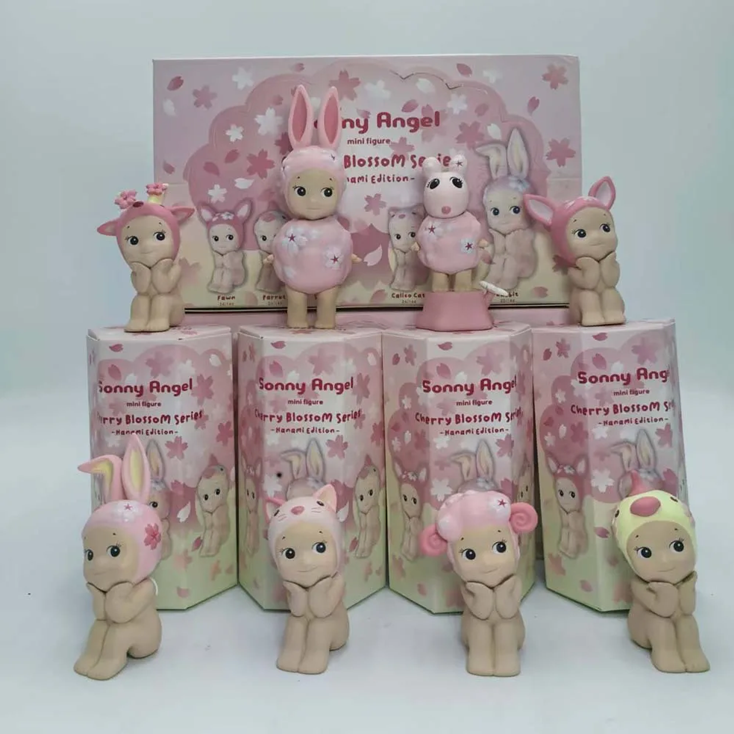 Caja ciega de Sonny Angel, juguetes de la serie Cherry Blossom, caja misteriosa Kawaii, muñeca bonita de la suerte, decoración, modelo coleccionable, regalos para parejas 4