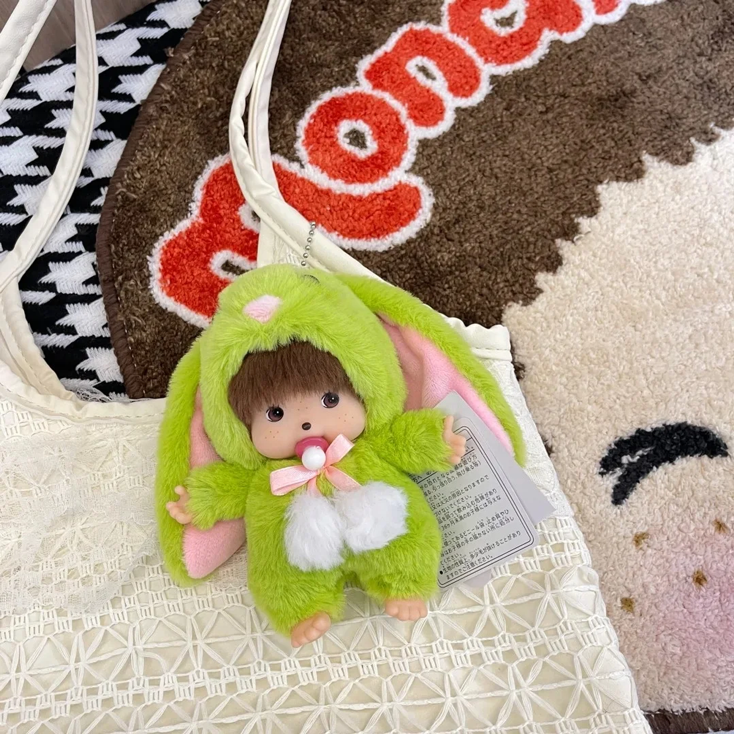 Nuevo llavero de muñecas Kawaii de 15cm, colgantes para bolso, juguetes, muñeca, marioneta de mano, descompresión, bolso bonito, decoración, muñecas de regalo de cumpleaños para niña 3
