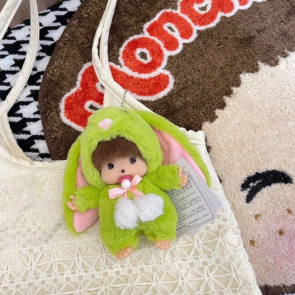 Nuevo llavero de muñecas Kawaii de 15cm, colgantes para bolso, juguetes, muñeca, marioneta de mano, descompresión, bolso bonito, decoración, muñecas de regalo de cumpleaños para niña 3