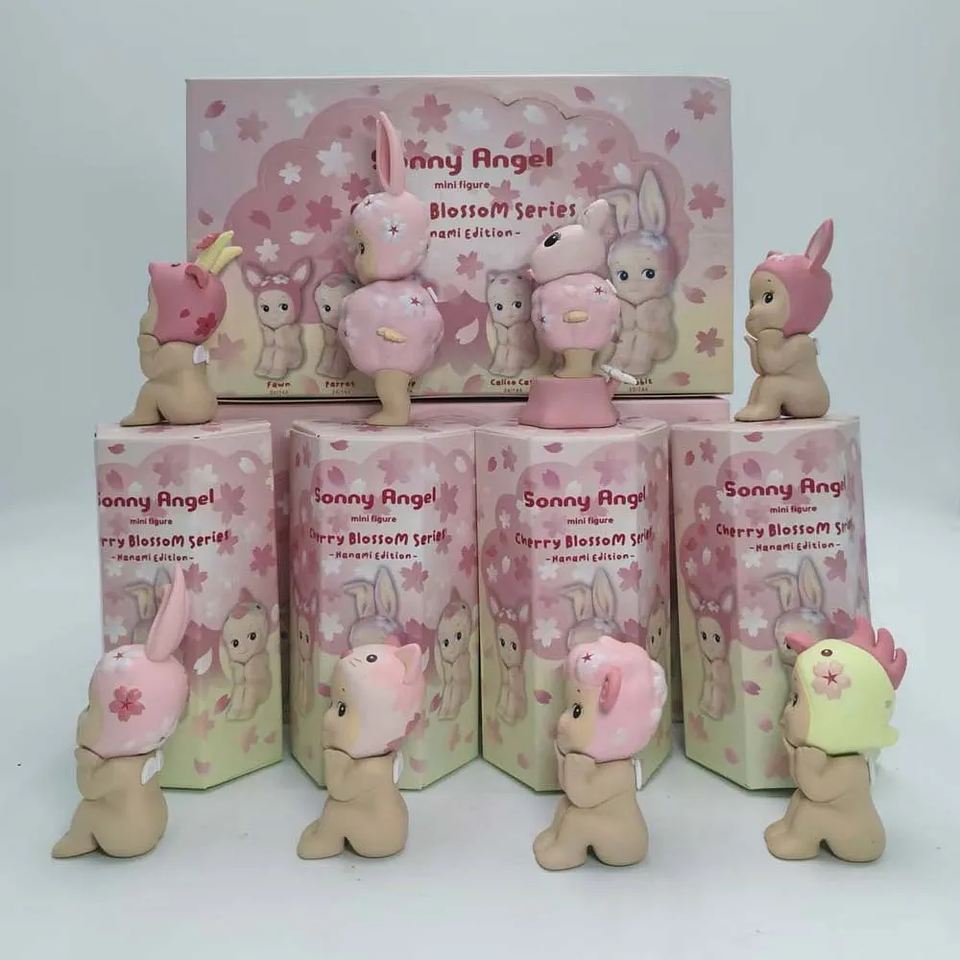 Caja ciega de Sonny Angel, juguetes de la serie Cherry Blossom, caja misteriosa Kawaii, muñeca bonita de la suerte, decoración, modelo coleccionable, regalos para parejas 6