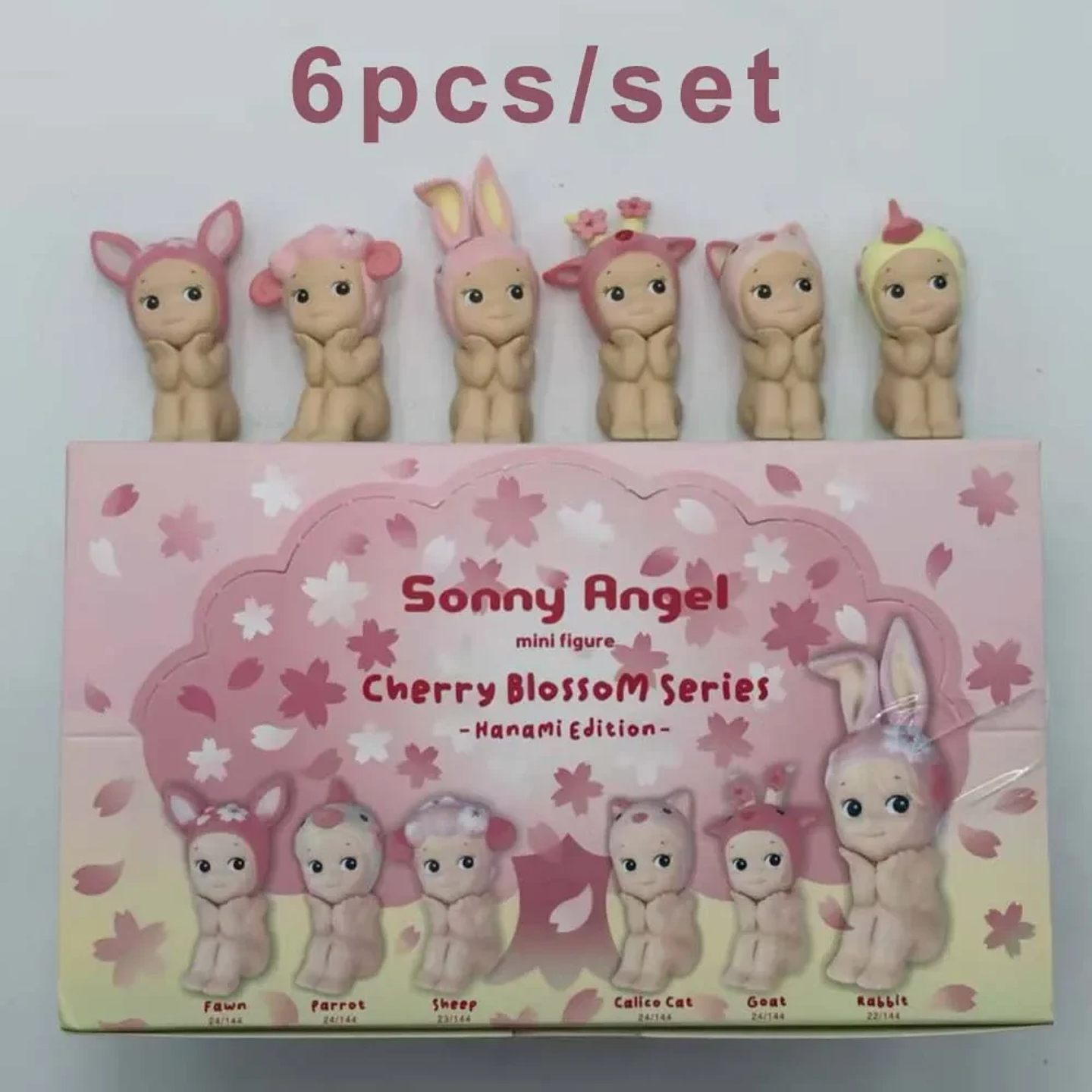 Caja ciega de Sonny Angel, juguetes de la serie Cherry Blossom, caja misteriosa Kawaii, muñeca bonita de la suerte, decoración, modelo coleccionable, regalos para parejas 8