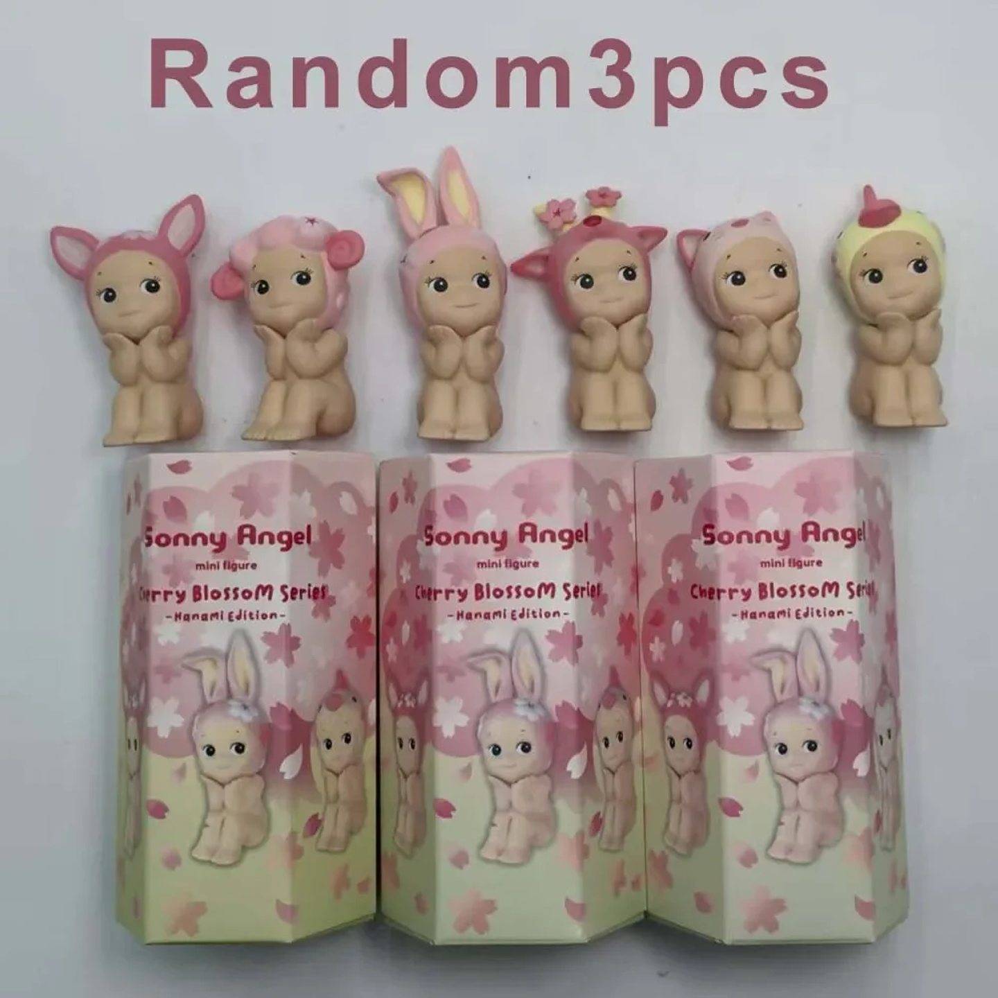 Caja ciega de Sonny Angel, juguetes de la serie Cherry Blossom, caja misteriosa Kawaii, muñeca bonita de la suerte, decoración, modelo coleccionable, regalos para parejas 9