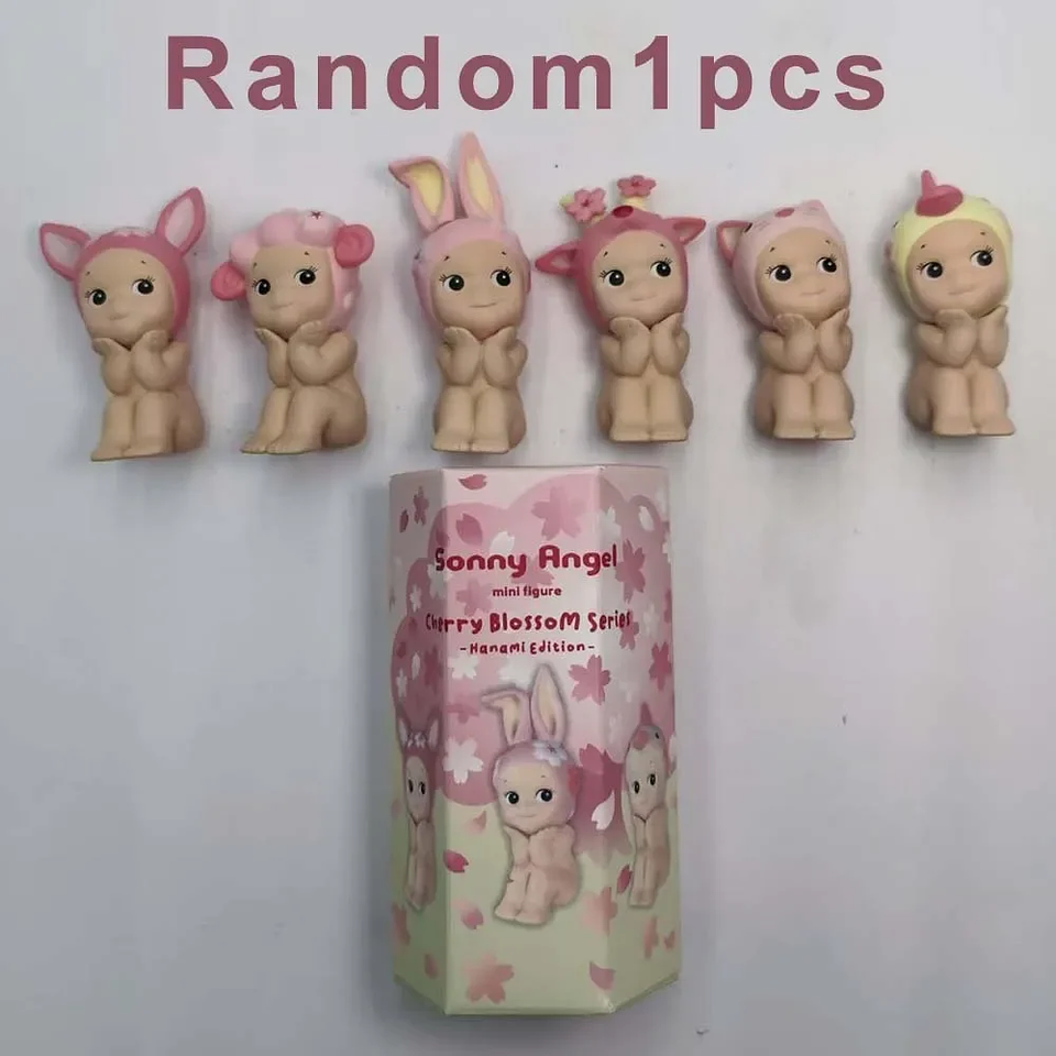 Caja ciega de Sonny Angel, juguetes de la serie Cherry Blossom, caja misteriosa Kawaii, muñeca bonita de la suerte, decoración, modelo coleccionable, regalos para parejas 10