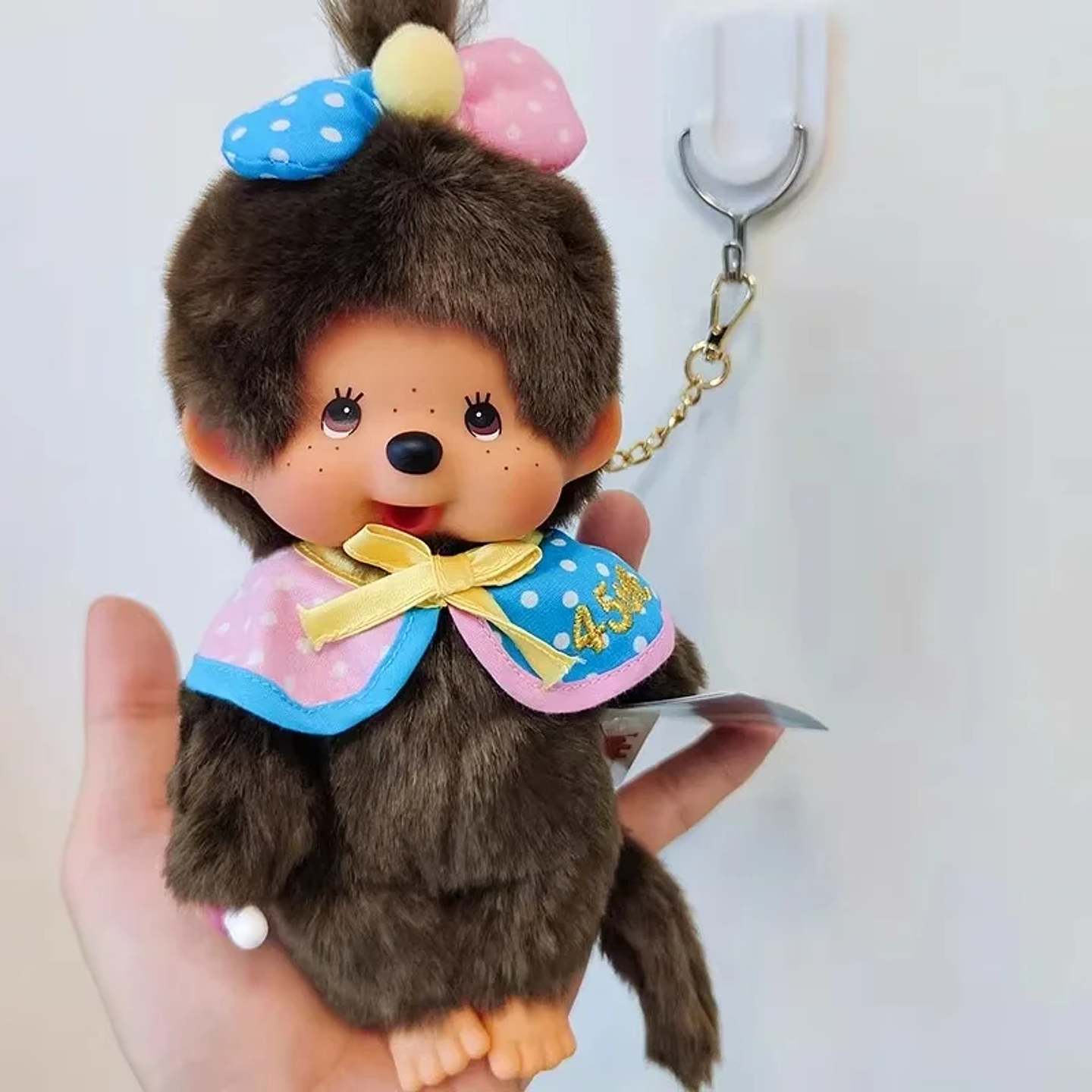 Caliente Original lindo e interesante ídolos de Monchichi japonés amor frijoles ídolo colgantes pareja regalos novia regalos de cumpleaños 10