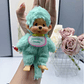 2025 NEW XS High Quality 15cm Vinyl Plush Monchichis Keychain Kawaii Doll Toy - Miniatura 8