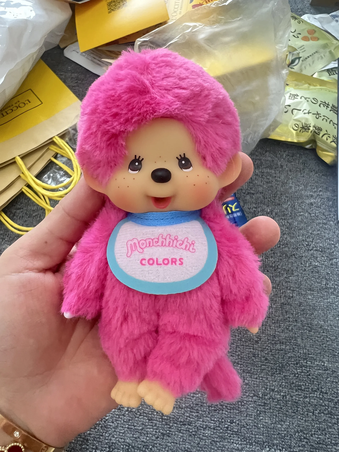 Caliente Original lindo e interesante ídolos de Monchichi japonés amor frijoles ídolo colgantes pareja regalos novia regalos de cumpleaños 13