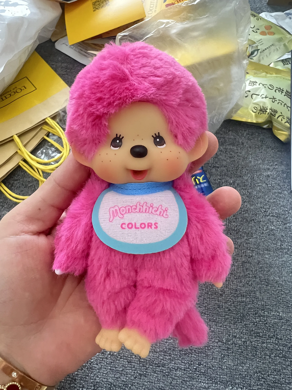 Caliente Original lindo e interesante ídolos de Monchichi japonés amor frijoles ídolo colgantes pareja regalos novia regalos de cumpleaños 13