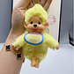 2025 NEW XS High Quality 15cm Vinyl Plush Monchichis Keychain Kawaii Doll Toy - Miniatura 10
